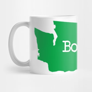 Washington Born WA Green Mug